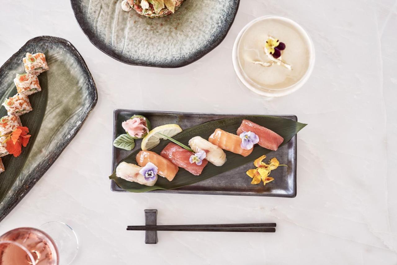 Annabelle Hotel Пафос Екстериор снимка Sushi at the restaurant